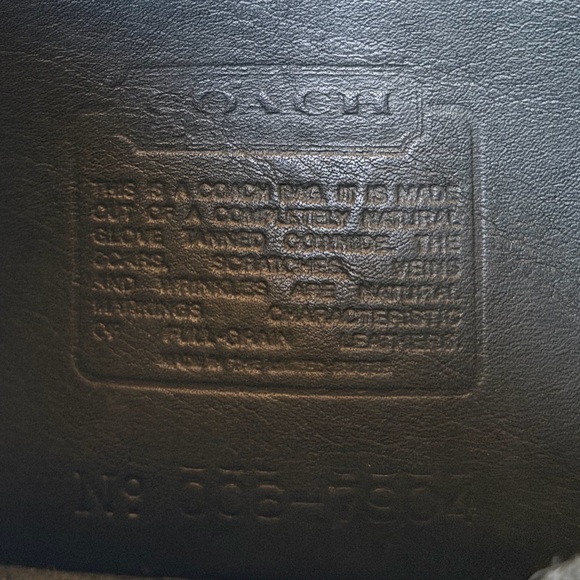 Vintage 1980s Coach Spectator City Bag Black Tan Leather Crossbody Quiet Luxury - Picture 11 of 16